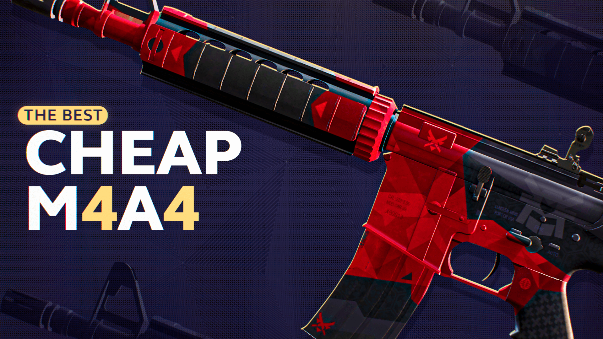 가장 저렴한 CS2 M4A4 스킨 [2024]